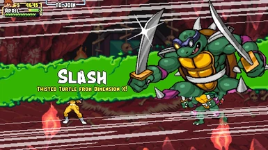 Slash Banner In Game