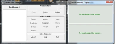 Character and Item Editor