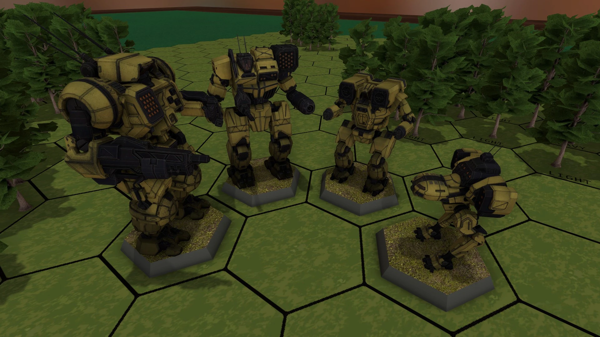 Battletech 'mech Pack 3 - Large Clan Collection At Tabletop Simulator 