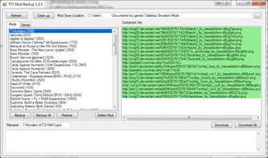 TTS Mod Backup