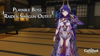 Playable Boss Raiden Shogun Outfit