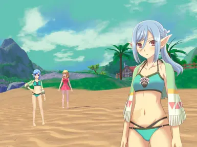 Edited Swimsuit sprite & 3D model in-game