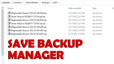 Save Backup Manager