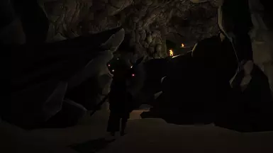 Caves are dark now.