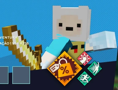 Minecraft Skin over Finn(choose your own skin)