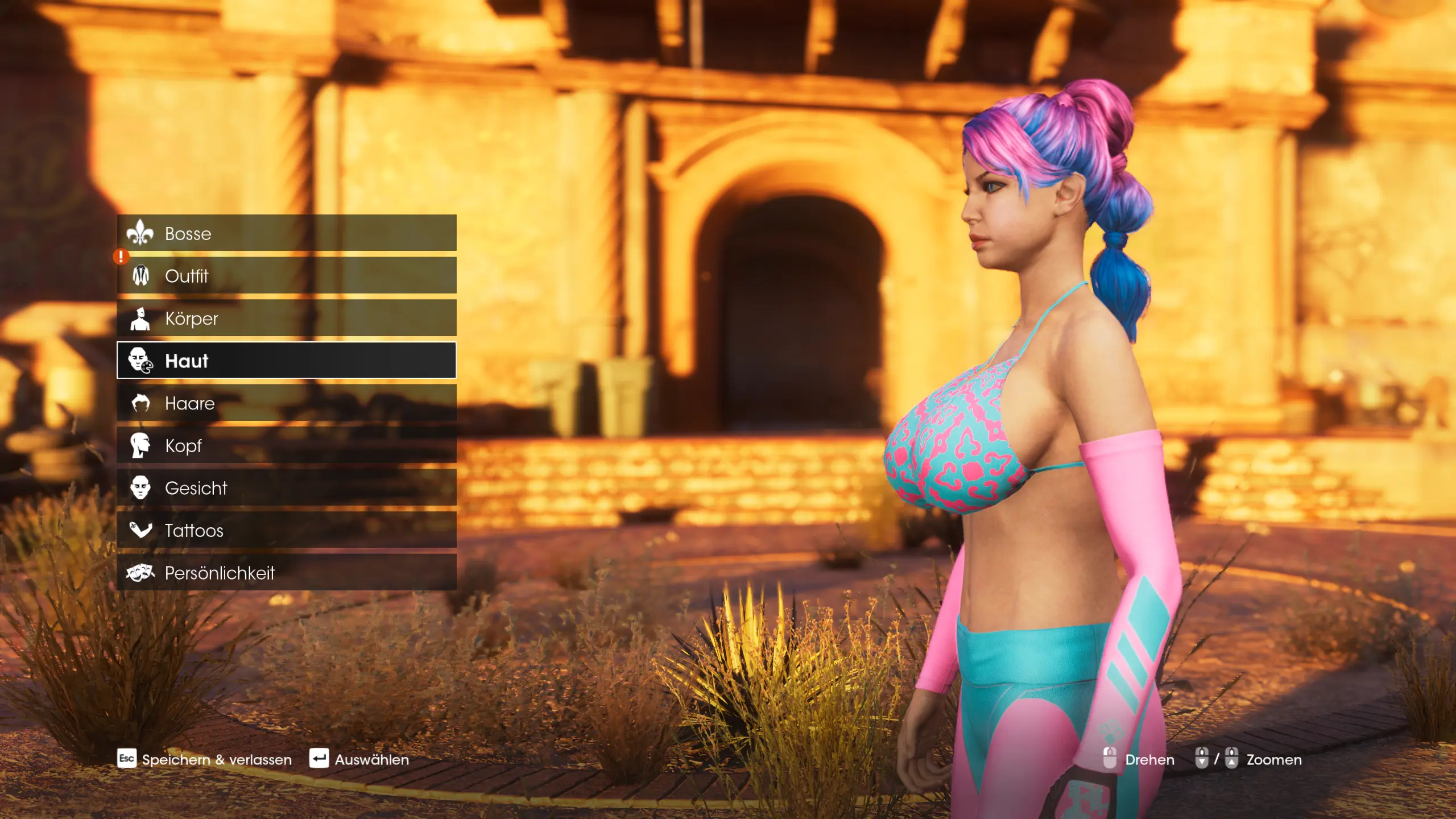 Saints row sliders