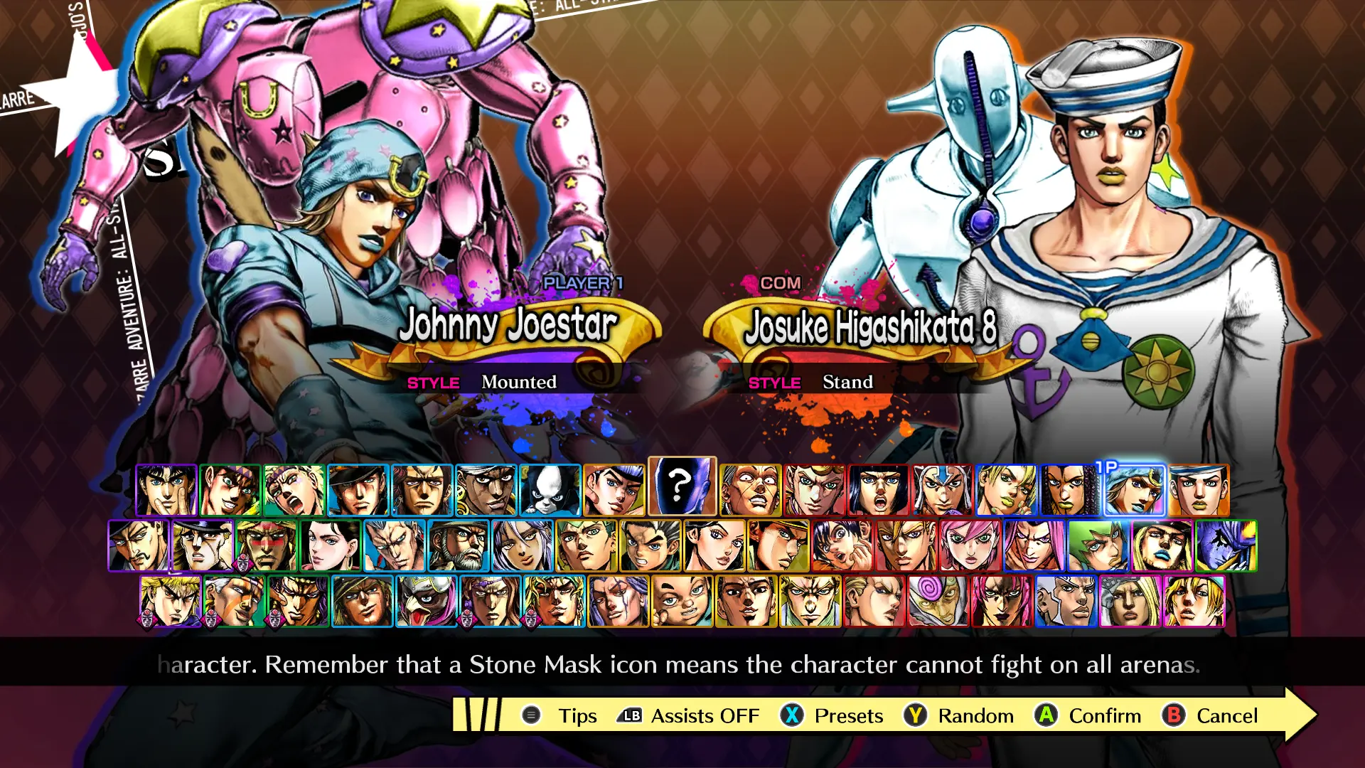 Johnny Joestar and Tusk Manga colors Pack at JoJo's Bizarre Adventure:  All-Star Battle R Nexus - Mods and Community