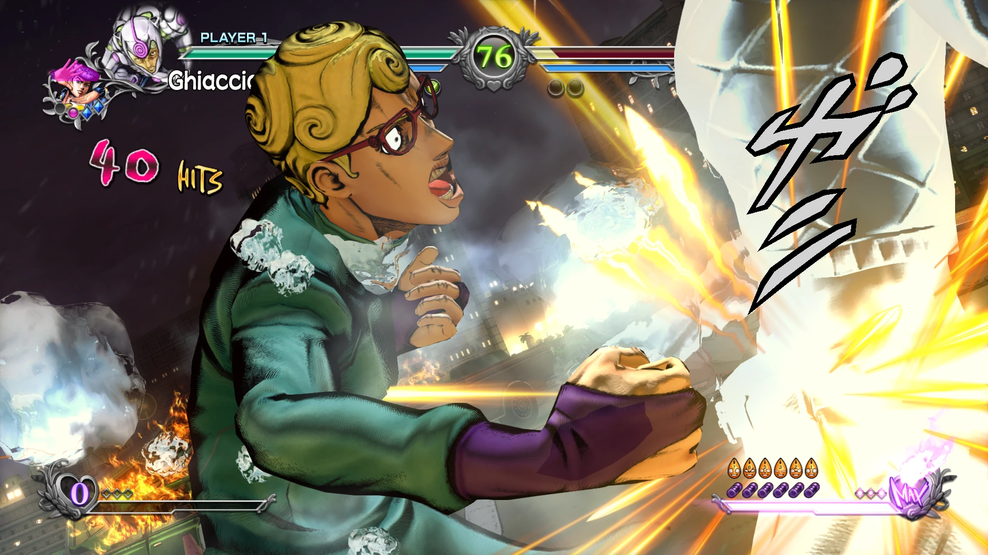 PS2 Giorno at JoJo's Bizarre Adventure: All-Star Battle R Nexus