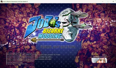 JoJo's Bizarre Modding Community Logo for Title Screen