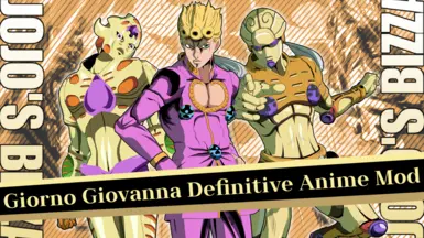 Giorno Giovanna Definitive Anime Mod