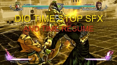 Time Stops Dio SFX And Time Resume
