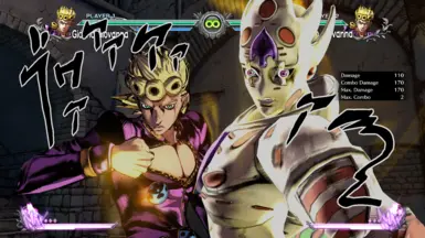 PS2 Giorno at JoJo's Bizarre Adventure: All-Star Battle R Nexus