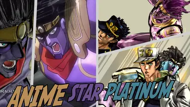 Manga Star Platinum [JoJo's Bizarre Adventure: All-Star Battle R] [Mods]