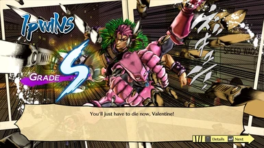 Valentine vs DIO