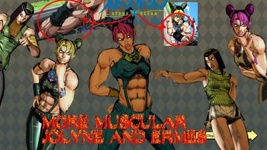 More Muscular Jolyne and Ermes
