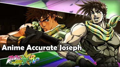 Joseph but with Anime Accurate Hair at JoJo's Bizarre Adventure