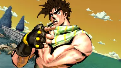 Joseph but with Anime Accurate Hair at JoJo's Bizarre Adventure