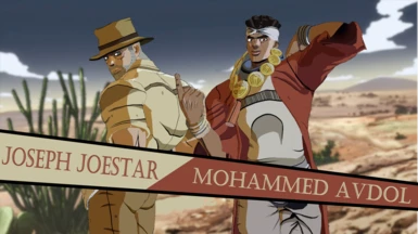 Joseph Joestar and Mohammed  Avdol Anime Mod