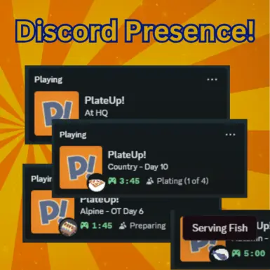 PlateUp Discord Presence