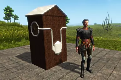Outhouse back