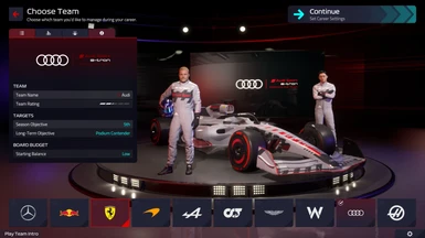 Audi Sport Bosch F1 Team (Sauber-Alfa Replacement) Full Team Package  (Modular Mods) at F1 22 Nexus - Mods and Community