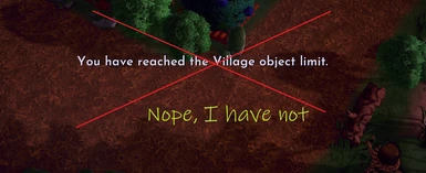 No village object limit