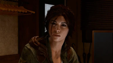 Lara Croft from Tomb Raider over Yagami and Mikiko (Commission)