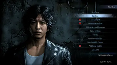 Menu Levels+MXAO