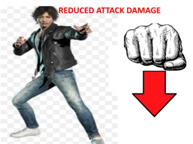Reduced attack damage