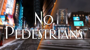 No Pedestrians LJ