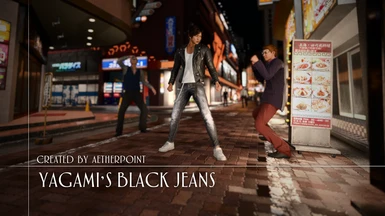 Yagami's Black Jeans
