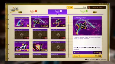 Sky Dancer Skill