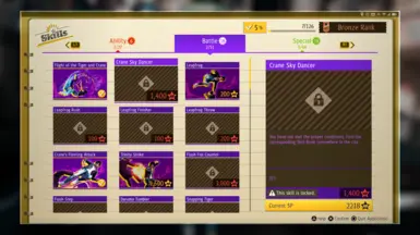 Sky Dancer Skill Book Requirement