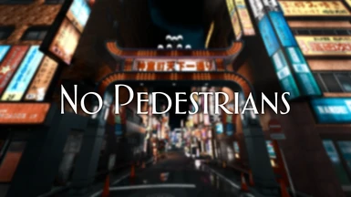 No Pedestrians JE