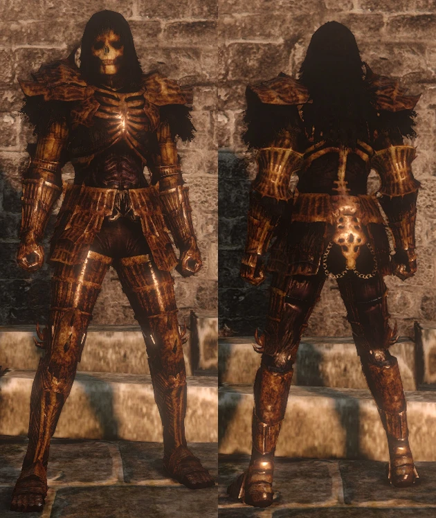 King's Field Skull Armor (Golden Dark Armor) at Dark Souls 2 Nexus ...