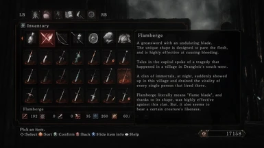 Showcase of UI + A bit of the New Lore added to Drangleic