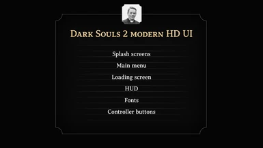 Dark Souls 2 modern HD UI