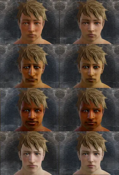 Modification and Overhauls Presets for Character Creation Male