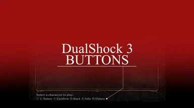 DualShock 3 Interface Icons