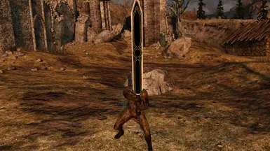 Pursuer Greatsword Black-White with Pattern at Dark Souls 2 Nexus ...