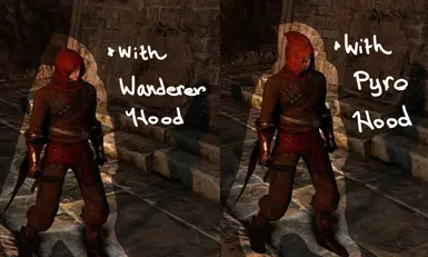 Crimson Assassin with Wanderer and Pyro Hood