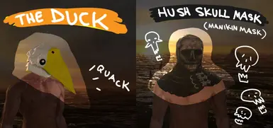 The Duck and Hush Skull Mask