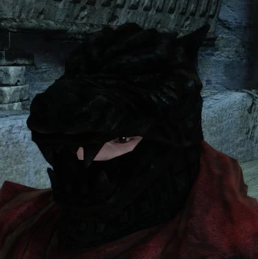 Vengarls Helm RECOLORED Black also Red Eyes Version