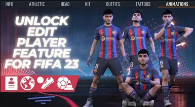 PSG 22/23 Kit (FIFA22 Kit Mod) 