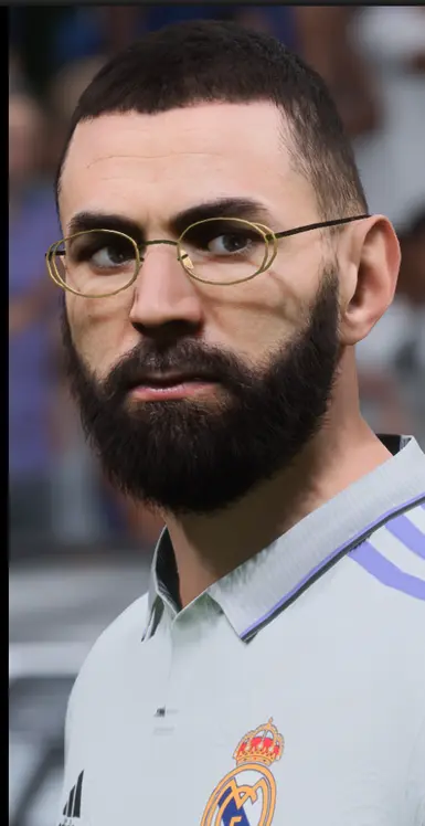 Karim Benzema with Ballon D'or Glasses