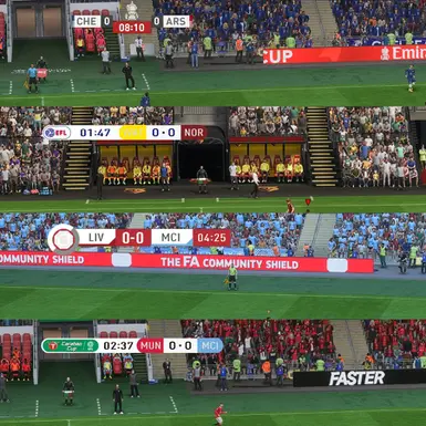 England Scoreboards Pack