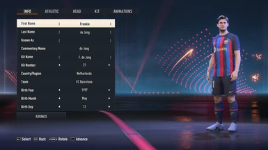how to edit player career mode and save file at FIFA 23 Nexus