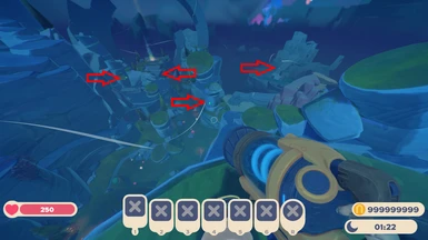 Multiple Treasure Pods Visible