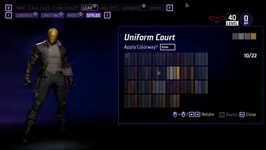 Uniform Court for kicks because the color oordinate very well
