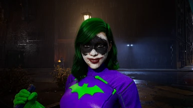 Jokerfied Batgirl